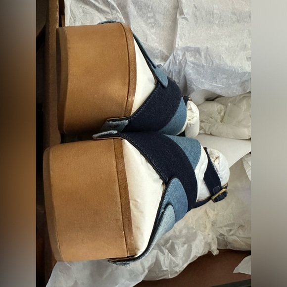 Coach Nettie Denim Clog Sandal Size 9 - Picture 9 of 12